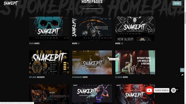 Snakepit - A Rock and Metal Oriented Music WordPress Theme Juurou Sh смотреть онлайн