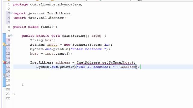 Java IP address finder смотреть онлайн