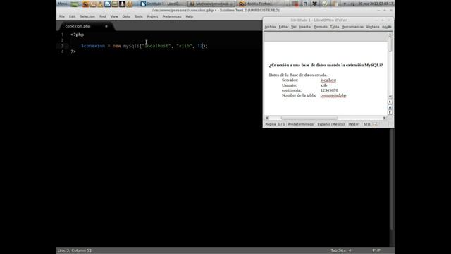 Conexión a una base de datos usando la extensión MySQLi смотреть онлайн