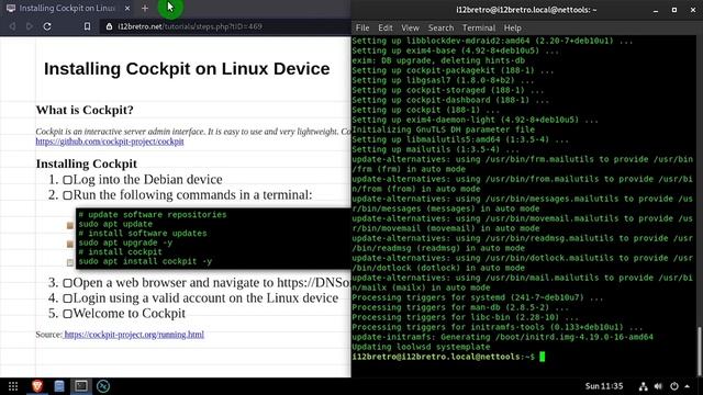 Installing Cockpit on Linux Device смотреть онлайн