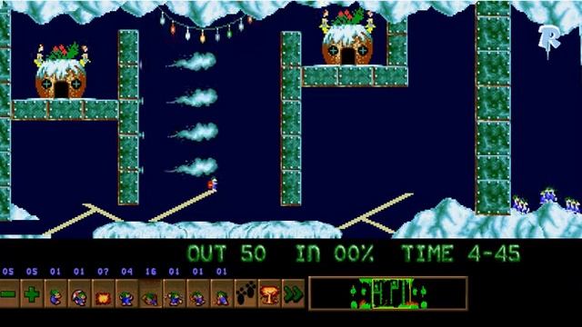 Lemmings custom level: A touch of frost смотреть онлайн
