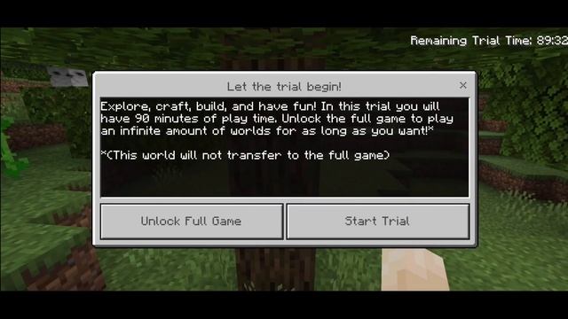 Minecraft TRIAL OLD VS Minecraft TRIAL NEW - Game Comparison