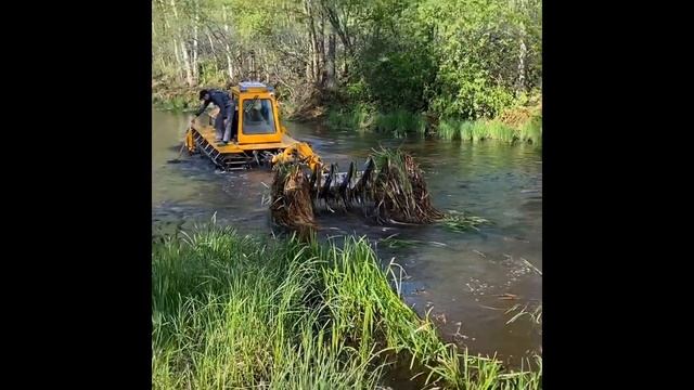 Расчистка реки от растительности смотреть онлайн