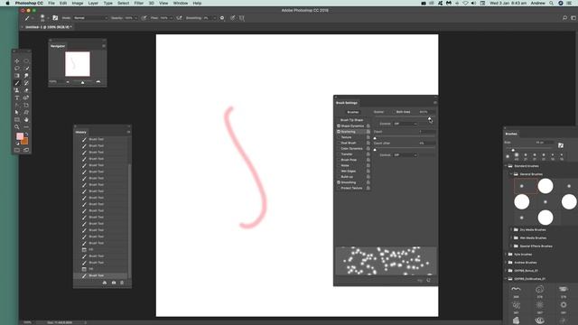 Create color spray brush in Photoshop tutorial смотреть онлайн