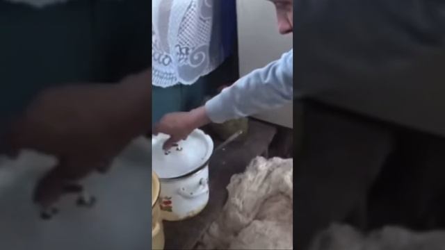 Вчера я приготовила борщ, ВОТ целая кастрюля. Ещё имеется кролик ?, ВОН СИДИТ ?мужское женское смотреть онлайн