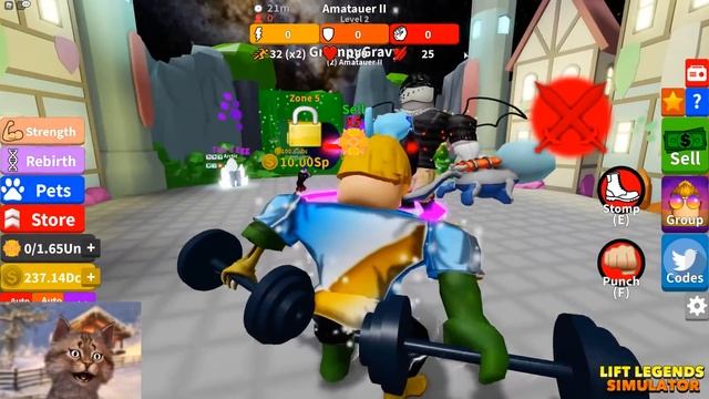 WE GOT NUMBER 1 IN THE GLOBAL LEADERBOARD! | Roblox Lift Legends Simulator смотреть онлайн
