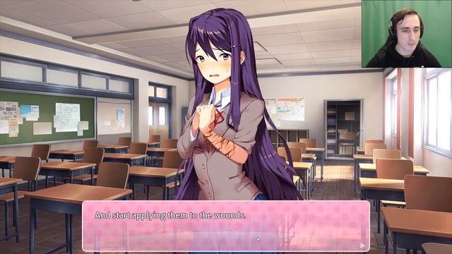 НЕ ДАТЬ ЮРИ СЕБЯ ПОРЕЗАТЬ! - Мод SAVE ALL в Doki Doki - Прохождение, Доки Доки, Пасхалки, Моника смотреть онлайн