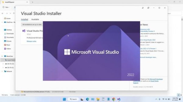 How to Install Visual Studio Professional 2022 Offline Installer