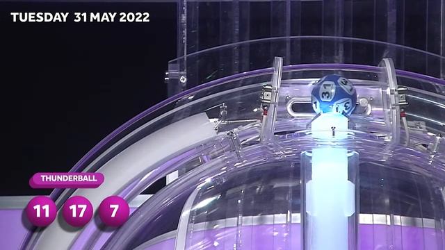 The National Lottery Thunderball draw results from Tuesday 31 May 2022 смотреть онлайн