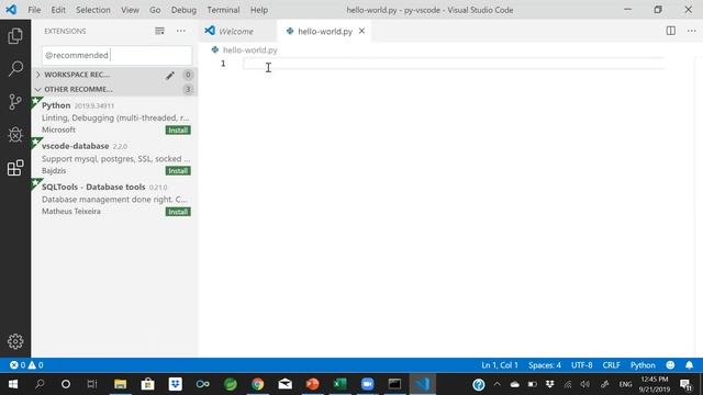 Installing and configuring Visual Studio Code (VSCode) for Python development смотреть онлайн