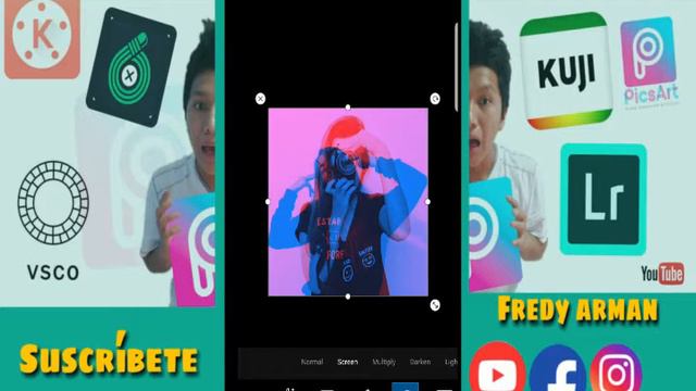 INCREÍBLE EFECTO DE DOBLE EXPOSICIÓN DE COLOR CON PICSART смотреть онлайн