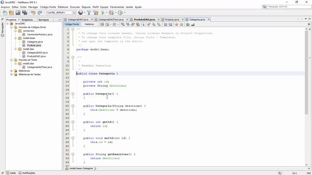 Java com Banco de Dados no Netbeans - #10 - Inserir FK Chave Estrangeira usando composição смотреть онлайн