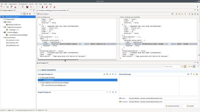 Bonita 7.10: UI Designer merge forms, custom widgets... смотреть онлайн