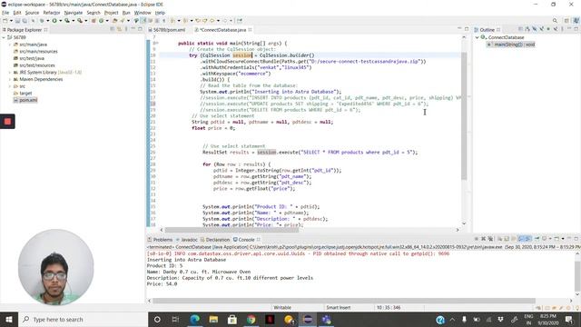 Datastax Astra-Java Connection смотреть онлайн
