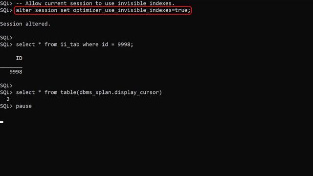 Invisible Indexes in Oracle Database 11g Onward смотреть онлайн