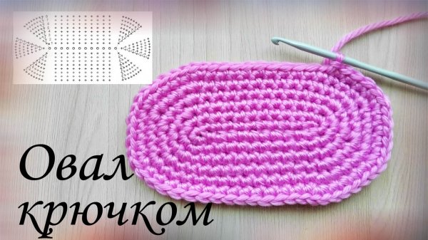 ОВАЛ крючком / Мастер-класс / Для корзины, коврика, сумки