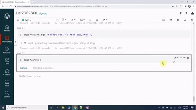 create views on dataframe in pyspark part1 смотреть онлайн