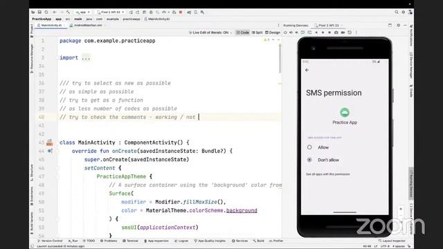 Week 3 - Day 4 - SmartBridge - EXTERNSHIP (Android Application Development with Kotlin) смотреть онлайн