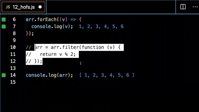 Higher Order Functions - JavaScript (.indexOf, .forEach, .filter, .map, .reduce, .sort) смотреть онлайн