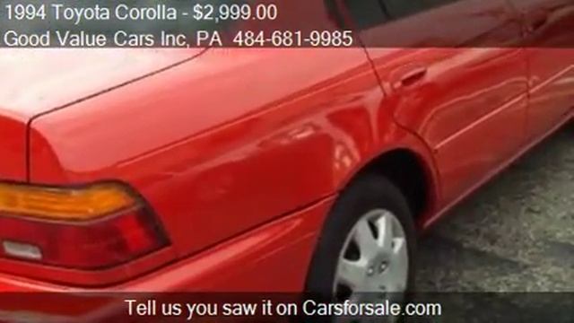 1994 Toyota Corolla Base for sale in Norristown, PA 19403 at смотреть онлайн