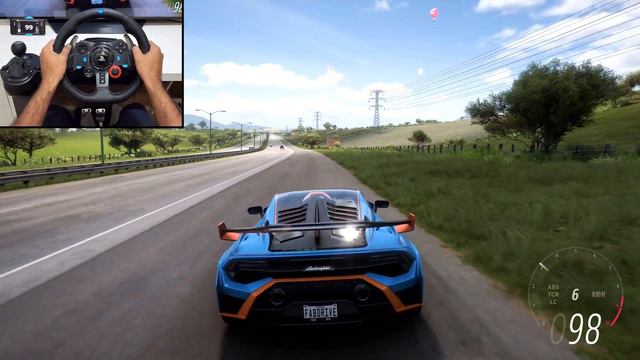 Lamborghini Huracan STO | Forza Horizon 5 | Logitech G29 Gameplay смотреть онлайн