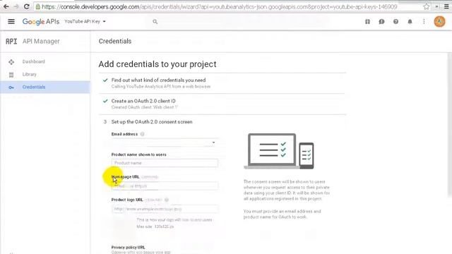 YouTube API Tutorial #2 - How To Get Analytics oAuth Client Credentials смотреть онлайн