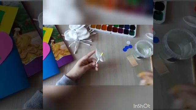 Видеоурок. Тычинки из ватных палочек. смотреть онлайн