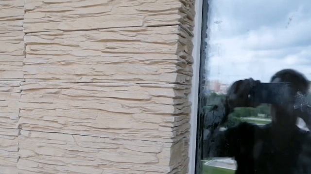 Отделка балкона.Облицовка балкона цементнным кирпичом. смотреть онлайн