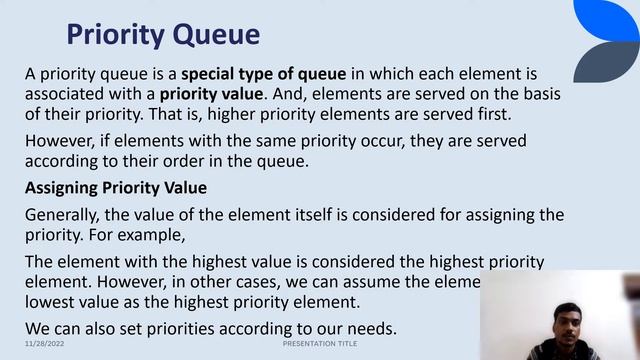 Deque and Priority queue смотреть онлайн