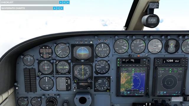 Flysimware Cessna 414AW |TDS GTNXi 750 | KAST-KOTH - MSFS