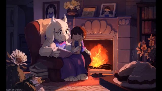 Toriel and Frisk Cinemagraph (Home) смотреть онлайн