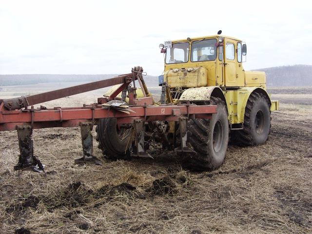Tractor K-701 And T-150K, Plowing /// Тракторы К-701 и Т-150К, вспашка