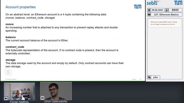 BBSE - Lecture 7: Ethereum Basics смотреть онлайн