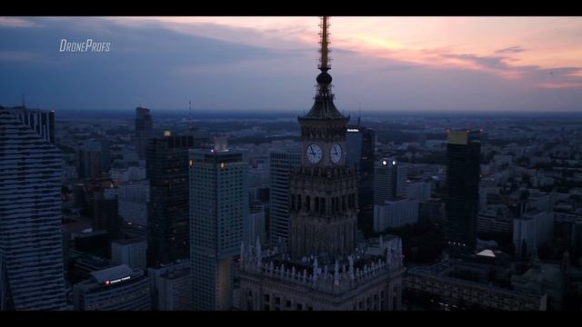 Warsaw Poland ?? 4K Drone Cinematic Drone Footage смотреть онлайн
