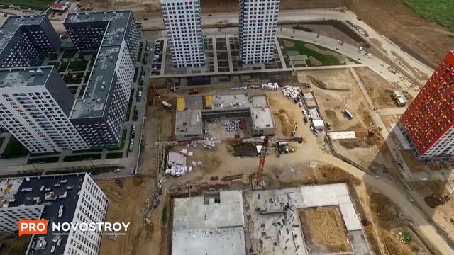 ЖК "Бунинские луга" [Ход строительства от 15.08.2017] смотреть онлайн
