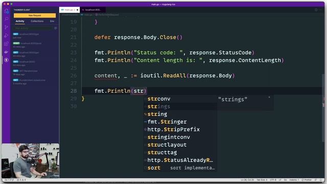 How to make GET request in golang смотреть онлайн