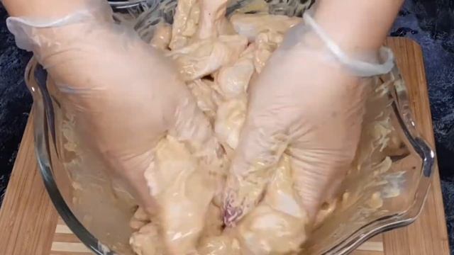 Крылышки маринованные в духовке смотреть онлайн