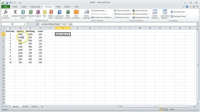 Import Excel points to AutoCAD смотреть онлайн