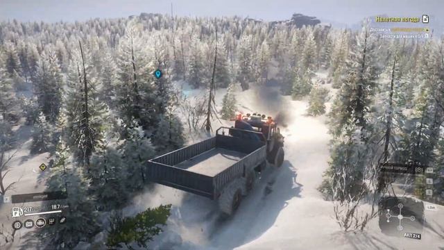 Помыть машину? Не вопрос))) $ SnowRunner $ №216 смотреть онлайн