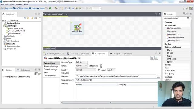 6.How to Load Data from JSON File in Talend l tFileInputJSON l Working with Files l Data Integratio смотреть онлайн