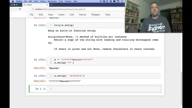 Python standard library: Stripping and replacing strings смотреть онлайн