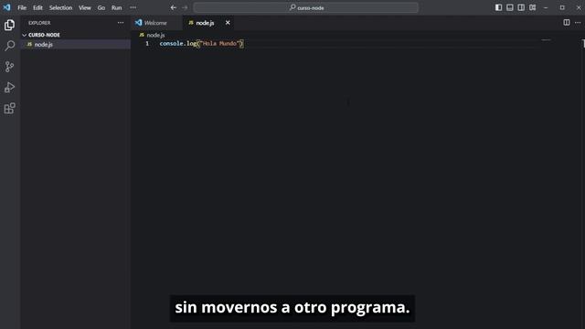 Programando un ¡Hola Mundo! en NodeJS - Aprende a Programar con Node desde 0 - clase 3 смотреть онлайн