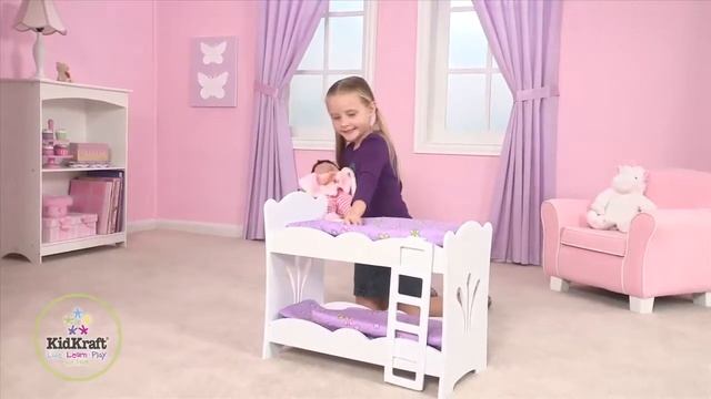 Кроватка для куклы Kidkraft Lil Doll (60130) смотреть онлайн