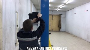 Монтаж 2-х Стоечного подьемника Техносоюз от компании Азбука-Автосервиса.рф