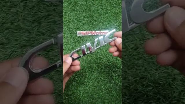 Emblem CIVIC Ferio Logo Mobil Honda Bahan non Original Ukuran 13cm смотреть онлайн