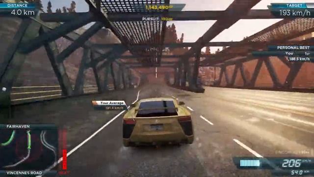 Need for Speed (NFS) Most Wanted 2012 Gameplay on Lenovo G400S (i5 2.6Ghz, GT720M, 4GB+4GB RAM) смотреть онлайн