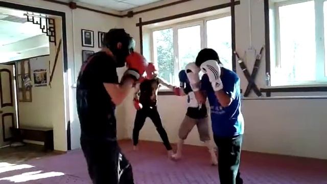 Тренировка по ушу-саньда. левая vs правая\г.Владивосток 17.10.2013 смотреть онлайн