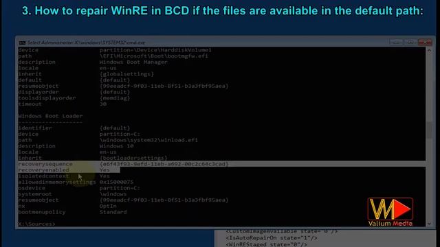 How to Repair Windows Recovery Environment and System Reset by Booting from USB into Advanced Menu смотреть онлайн