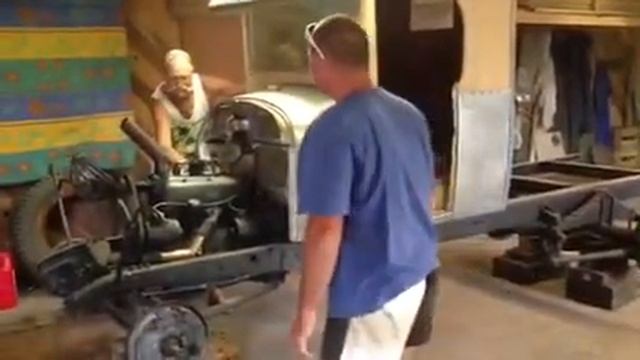 1929 Ford model AA truck First start up смотреть онлайн