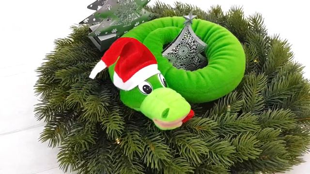 М'яка іграшка Удав чекає св'ято маленький 62 см